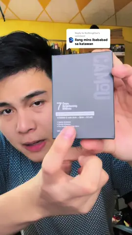 Replying to @NothingElse NORMALLY PO 15 - 20 SECS PO DITO SA ATING CAMOU 7 DAYS BRIGHTENING SOAP #camousoap #camoubrighteningsoap #camou7dayniacinamidebrighteningsoap #camouformen 