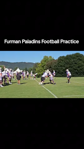 Furman Paladins Football Practice #football #furman #furmanjoust #furmanpaladins #greenvillesm 
