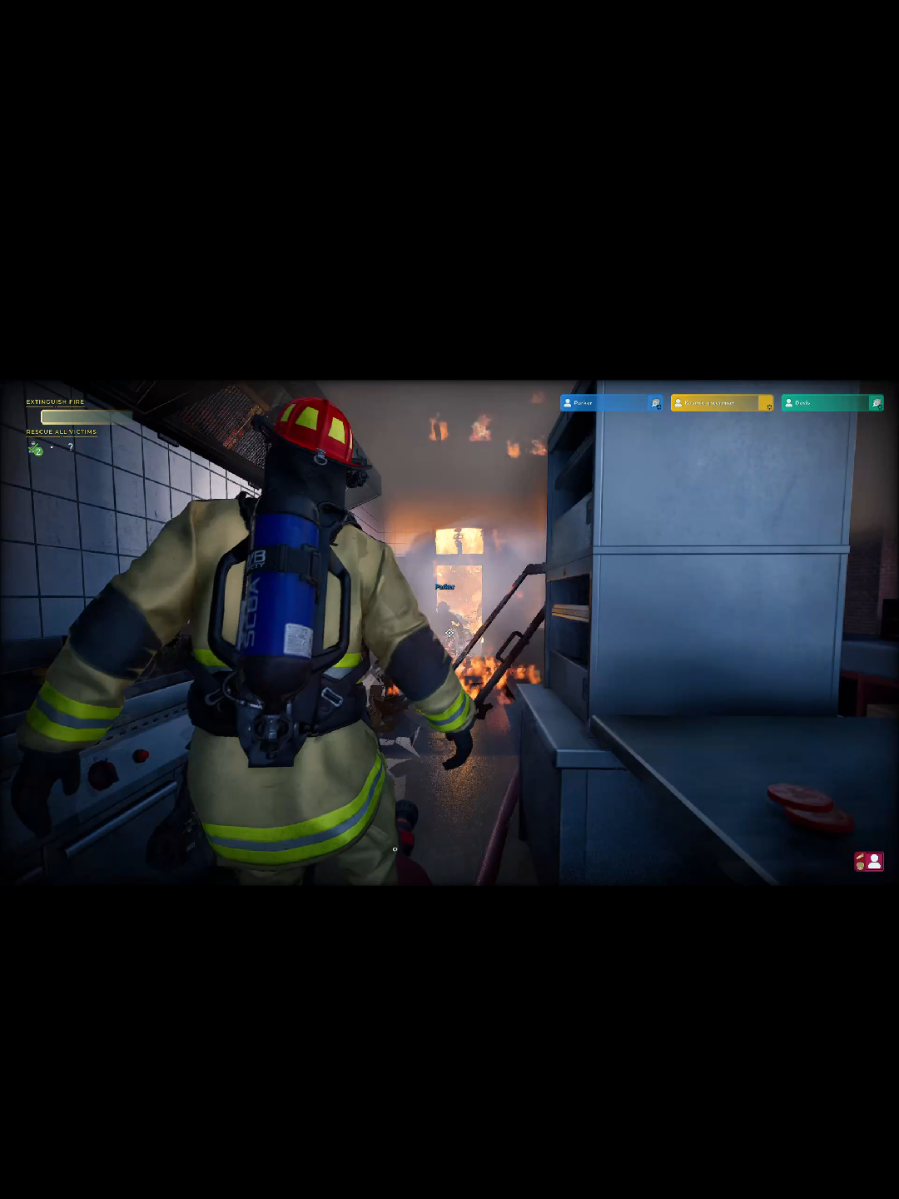 epic fail this is why you should never stand in front of the door way with a backdraft still got knocked down even standing far distance  #epicfail  #firefighterignite  #backdraft  #fungame  #firefightersimulator 