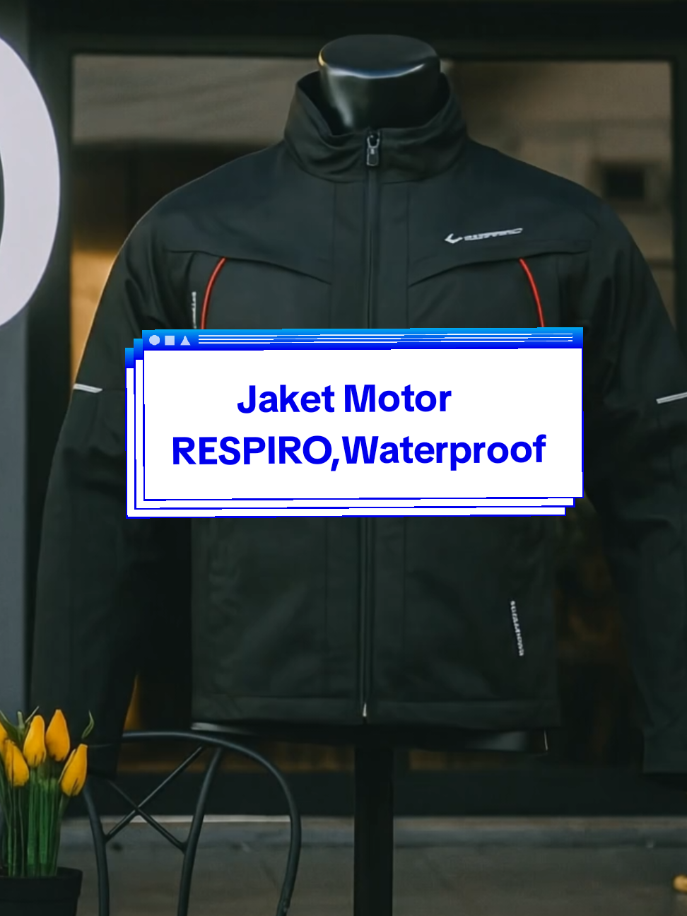 Respiro Air Ventech R1.3 | Jaket Sport Harian Anti Angin & Anti Air.. #fyyypppppppppppppppppppppppppp #jaket #jaketmotor #jaketwaterproof #jaketbikers 