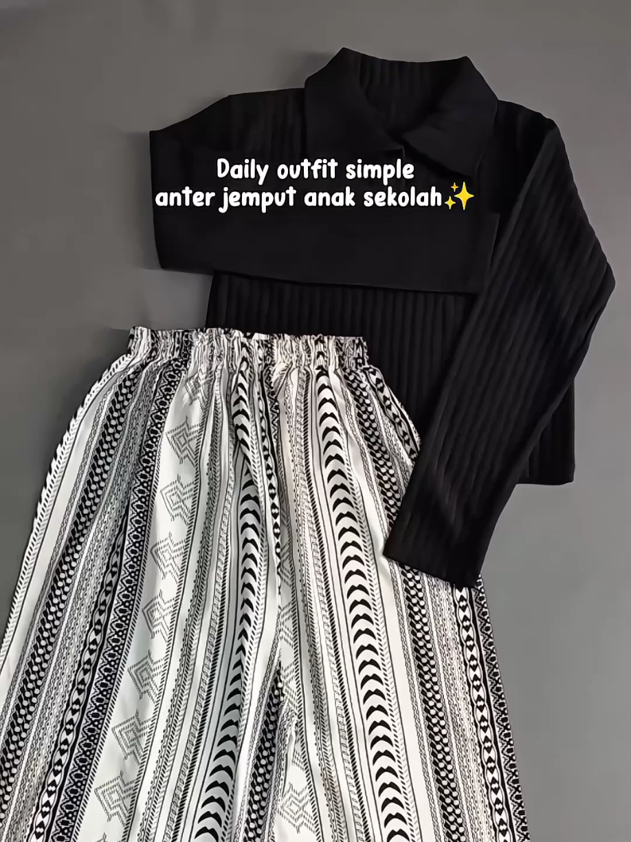 Daily outfit simple✨‼️ #setbajumurah #setbajuseluarviral #setelanbaju #kalyoutfit #dailyoutfits 