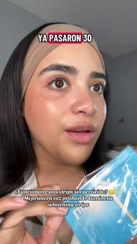 Probando por primera vez las Lumineux Mineral Salt Whitening Strips 😬✨ Sin peróxido, con aceite de coco y seguras para el esmalte. ¿Listos para ver si funcionan?  #LumineuxStrips #FirstImpression #OralCare #tiktokmademebuyit #cuidadodental 