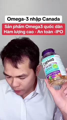 Đáp ứng nhiều tiêu chí Tiến sĩ An chọn, mọi người cứ yên tâm dùng loại này #omega3 #tiensian 