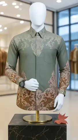 Batik kualitas premium, (produk asli lokal) batik slimfit #batikpria #kemejabatik #batik #lenganpanjang #viral 