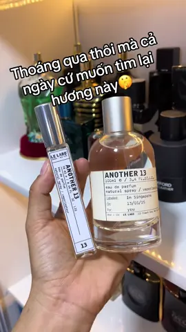 Mùi này chill nhưng dễ gây thương nhớ 😎 #tiktokperfume #NuocHoaNam #nuochoachiet #LeLabo #Another13 