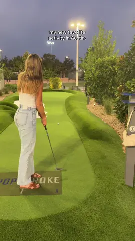 @PopStroke the new Tiger Woods mini golf course finally opened in Austin Texas🥳 #austintx #atxlife #golftok #tigerwoods 