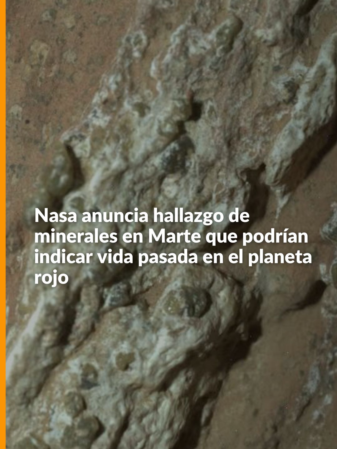 #Mundo | Científicos de la Nasa informaron sobre el hallazgo de minerales en Marte que podrían estar vinculados con actividad biológica pasada. El rover Perseverance detectó vivianita y greijita en la región del cráter Jezero, indicativos de condiciones con agua líquida y materia orgánica. Siga la señal de Noticias Caracol En Vivo en noticiascaracol.com