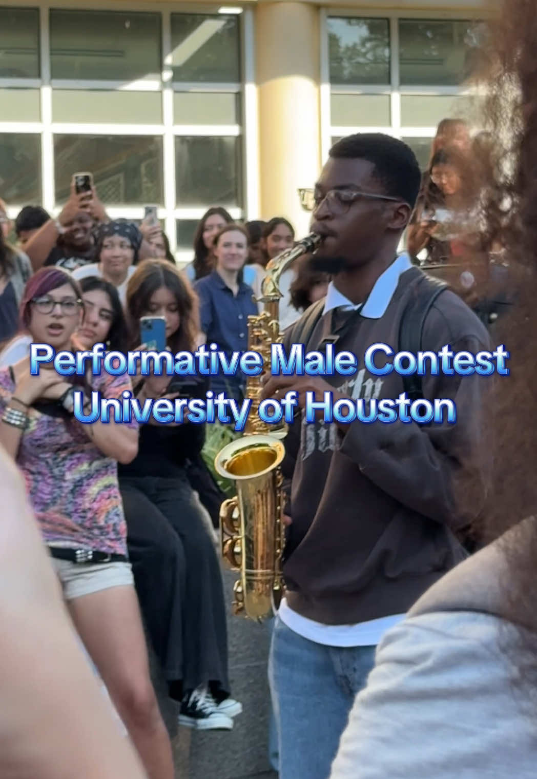 Who won?  Thanks to my friend who told me to go, this was funny, I never thought I would see a performative male contest irl #performative #labubu #matcha #laufey #universityofhouston 
