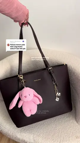 Replying to @Sky Recos ☁️ 🧿 pinaka pretty na shoulder bag na nilabas ni mumu select! Huhu i luv is saur muchieee #mumuselect #shoulderbag #totebag #collegebag #aesthetic 