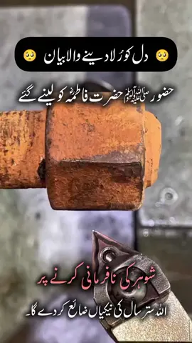 شادی کے تیسرے دن حضور ﷺ حضرت فاطمہؓ کو لینے گئے #islamic_video #islamic #peerajmalrazaqadri #foryou  #islamic_media #urduline 