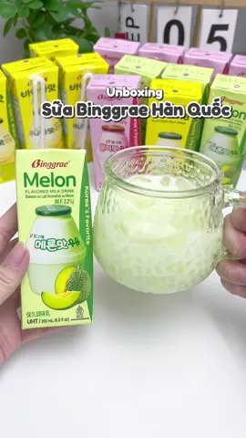 Chuối ngọt dịu 🍌, dâu ngọt thanh 🍓, dưa lưới mát béo 🍈 – cả 3 vị sữa Binggrae đều ngon#suabinggrae #suahanquoc #suadau #suachuoi #suadualuoi 
