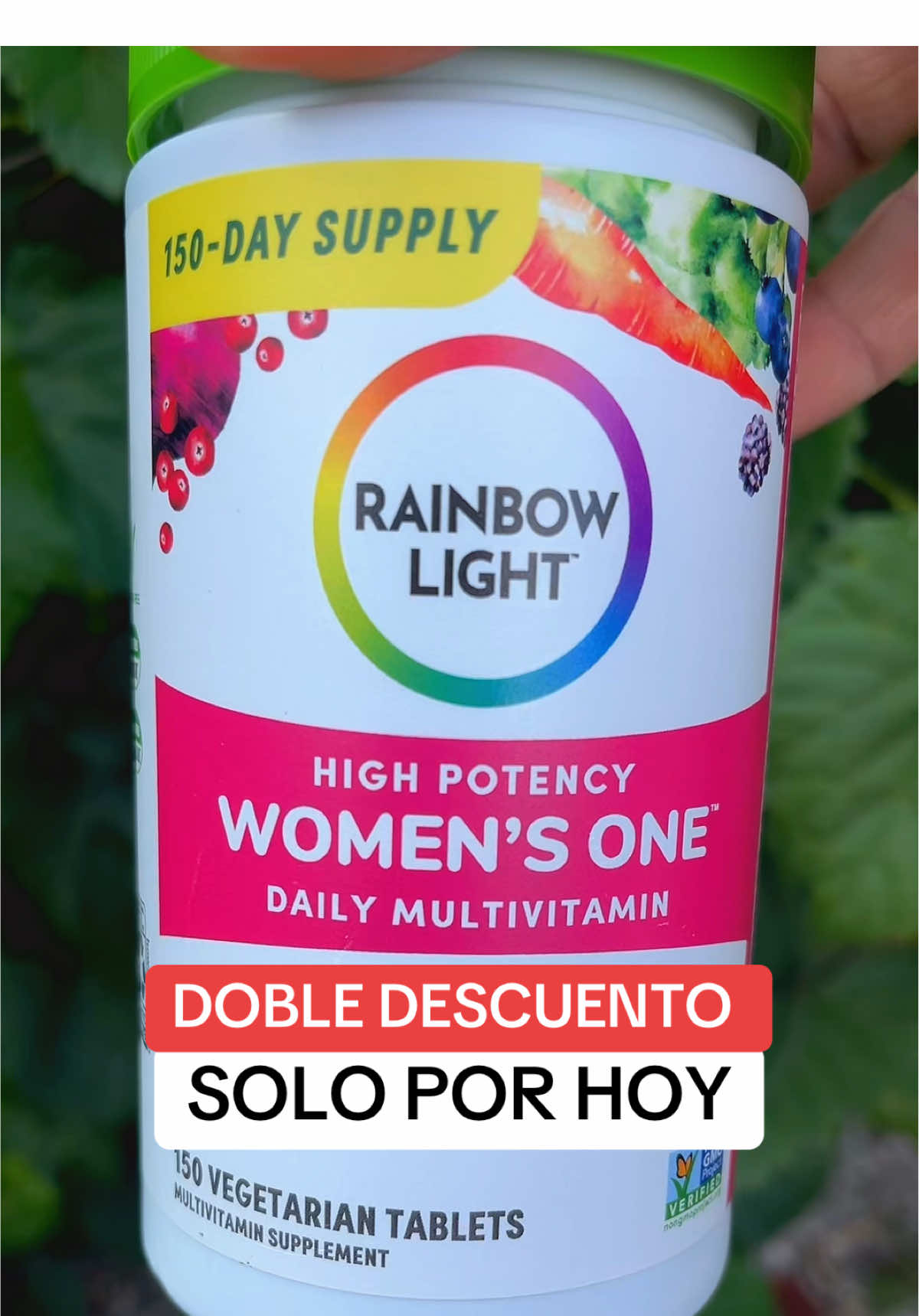 Rainbow Light Women’s One Daily Multivitamin.Disclaimer: El precio mostrado es el vigente al momento de la grabación y puede cambiar. Las promociones pueden tener restricciones o disponibilidad limitada #womens #supplements #support #tiktokshopcreatorpicks #tiktokshopcybermonday 