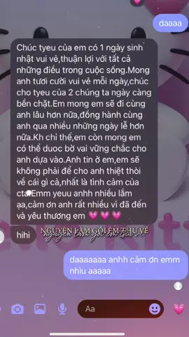 mong rằng nhưng sinh nhật của anh em vẫn là người đón cùng anh@thuylinh🫶