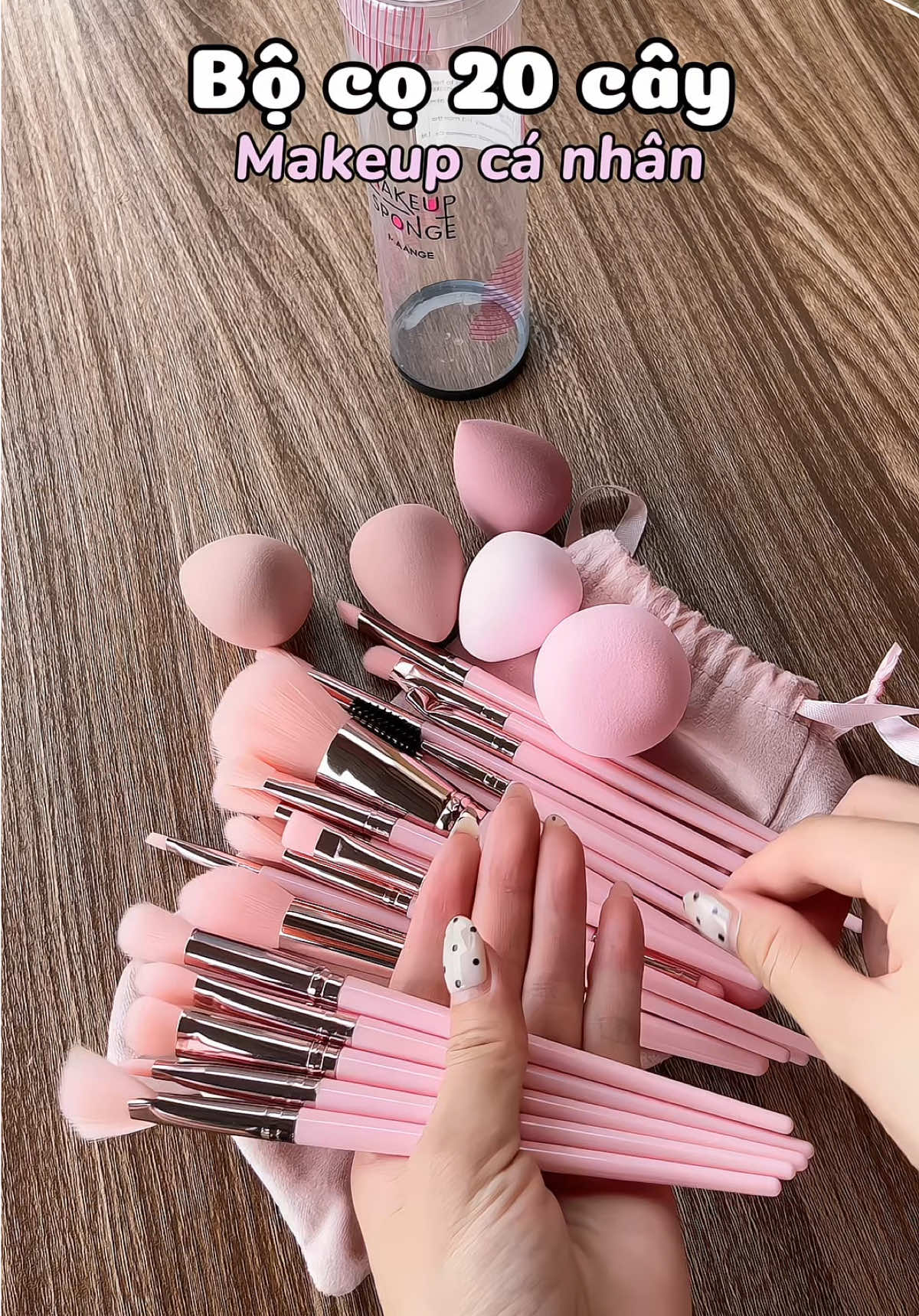 Bộ cọ makeup cá nhân #myshopuht #embexiuuu #maange #comakeup #cotrangdiem 