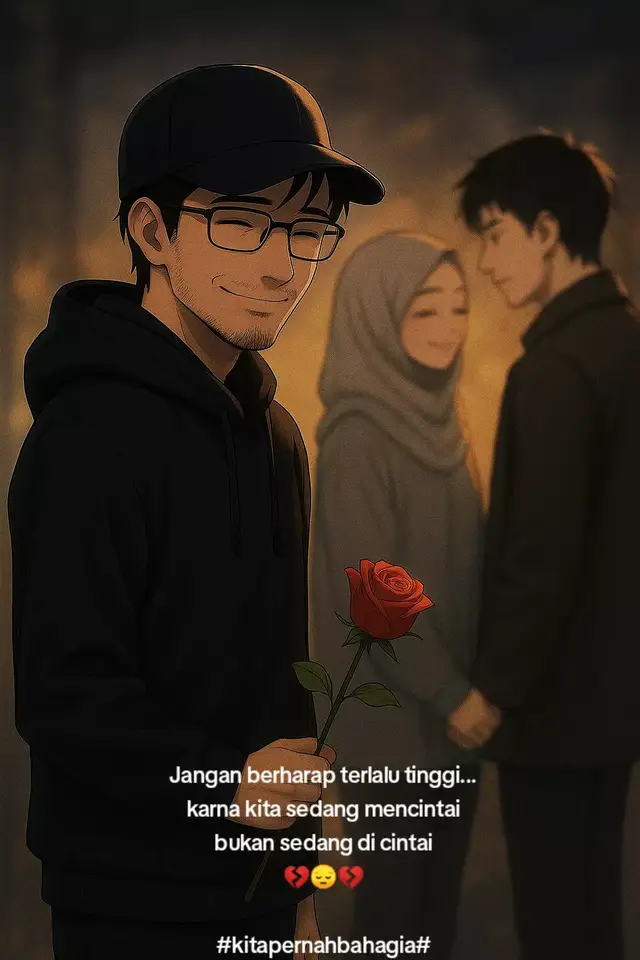 ternyata harapanku yang terlalu tinggi...😔💔😔 #kitapernahbahagia 