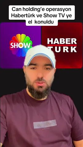 SONDAKİKA Habertürk ve Show Tv’ye el konuldu. İstanbul'da Küçükçekmece Cumhuriyet Başsavcılığı Can Holding yöneticileri Mehmet Şakir Can, Kemal Can ve Kenan Tekdağ’ın da aralarında olduğu 8 kişi için gözaltı kararı verdi.  Holding bünyesindeki Habertürk ve Show Tv de dahil 121 şirkete el konuldu.  Suçlamaların “suç örgütü kurmak”, “kaçakçılık”, “dolandırıcılık” ve “kara para aklama