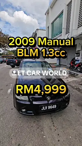 🗓️2009 year 🚘Proton Saga BLM 1.3cc (M) 💥Jual Harga RM4,999‼️ 📍Area Skudai Johor Minat Boleh Whatsapp ⬇️⬇️ 📱Ol2 - 2O3 6696 Ah Hong #sagaBLM #skudai #usedcar #fyp #johor 