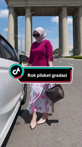 Rok plisket gradasi 💕✨ #rok #rokplisket #rokplisketmotif 