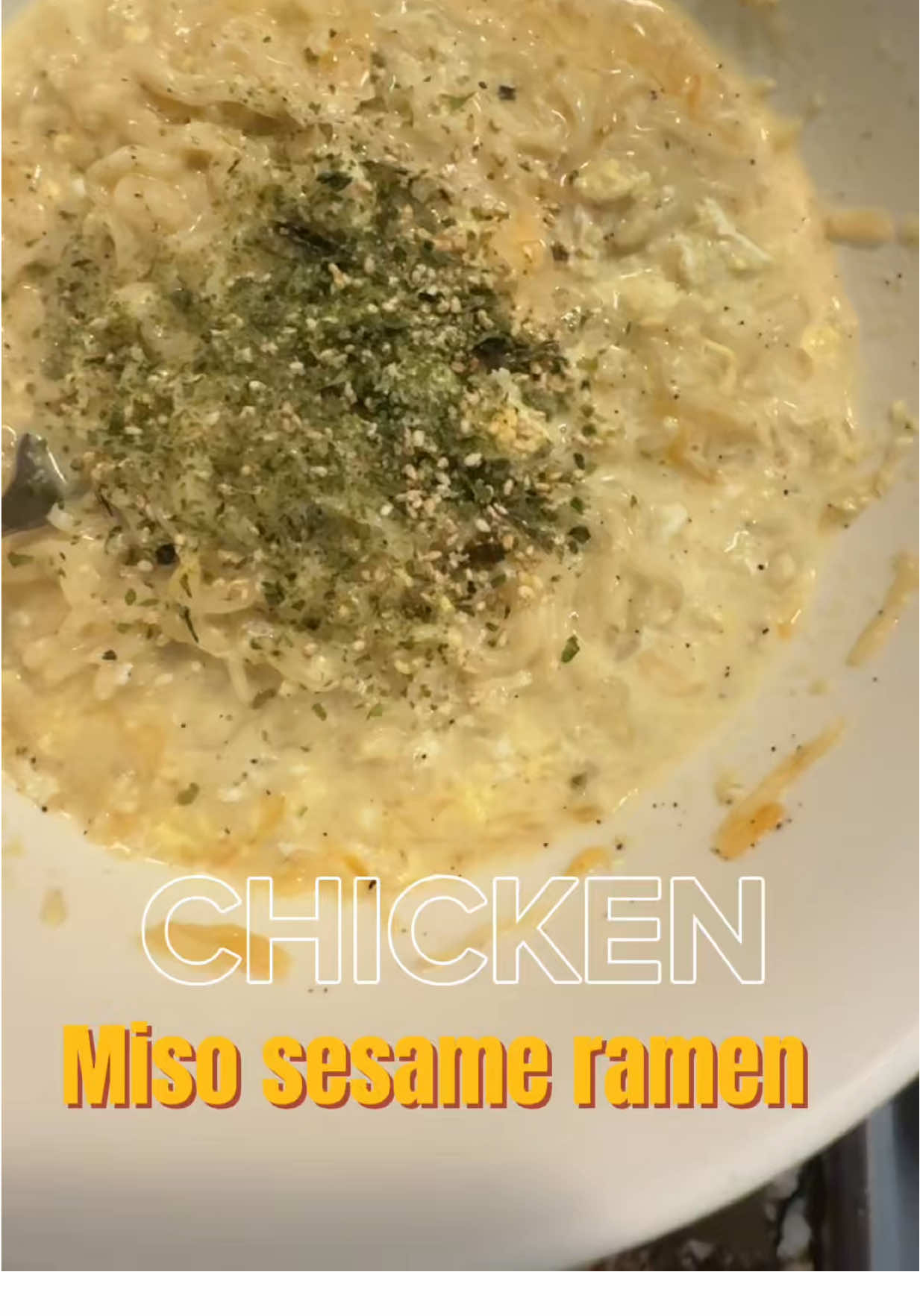 Cooking is a process, not perfection 🍜 who messes up elevated home ramen? This is saltier than my attitude #recipefail #ramen #recipefail #sesameramen #toosalty 