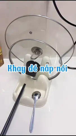 Khay để nắp nồi tiện lợi #khay #khaydenapnoi #dodungtienich #giadungtienich #phukienbep #xuhuong 