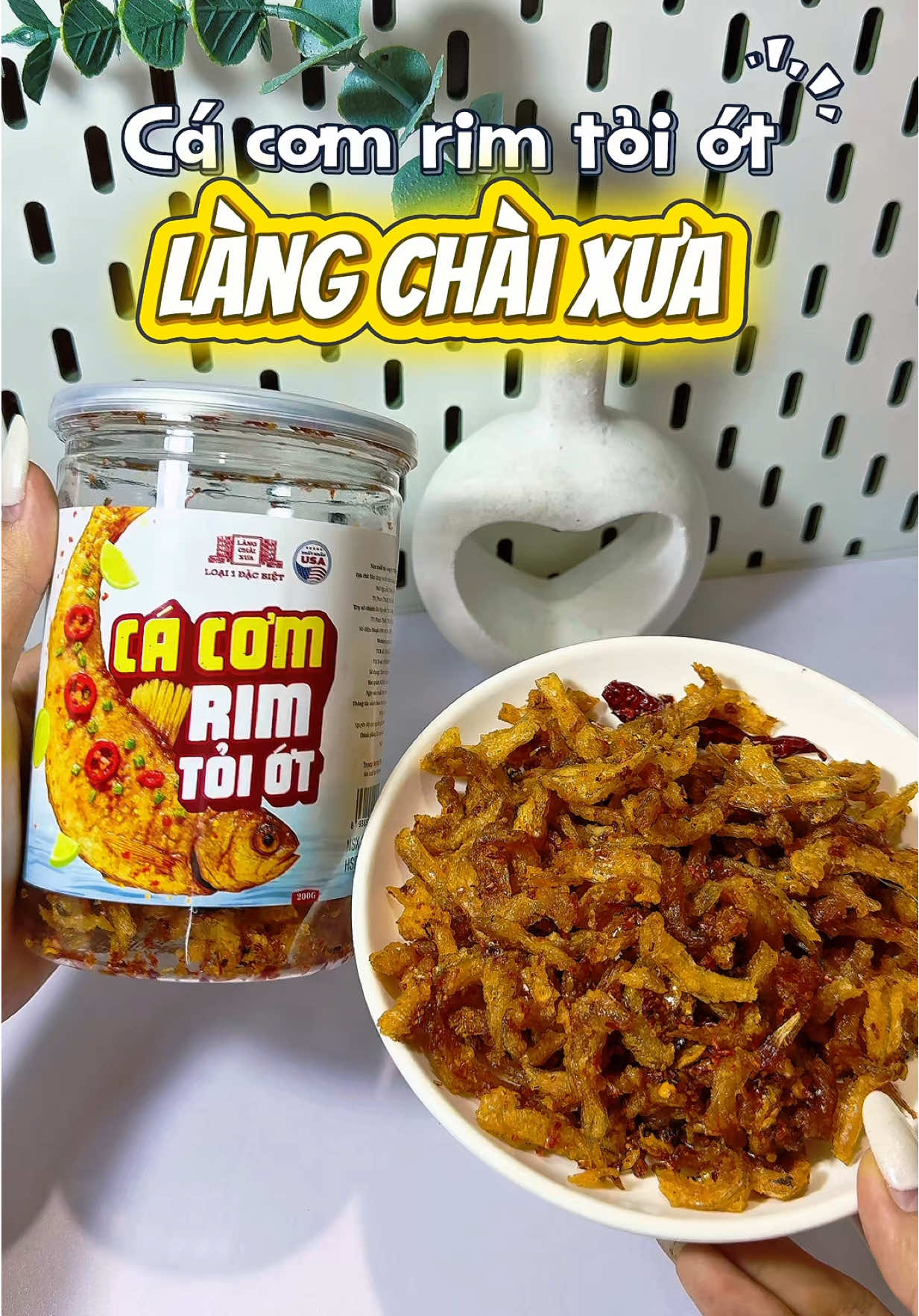 Cá cơm rim tỏi ớt Làng Chài Xưa #food #langchaixua #cacom #cacomrimtoiot #review 