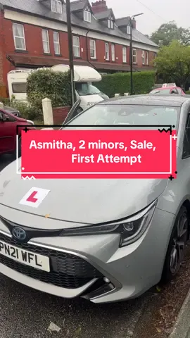 🎉 Huge congratulations to Asmitha for passing her driving test at Sale on her first attempt with just two minors! 🚗💨 Well done from all of us at Manchester Learners – another confident driver on the road! 👏 📞 Ready to start your journey? Call 07720 883959 today! ⸻ Suggested Hashtags for Automatic Driving Lessons in Manchester: #DrivingLessonsManchester #AutomaticDrivingLessons #PassFirstTime #ManchesterLearners #LearnToDriveManchester  