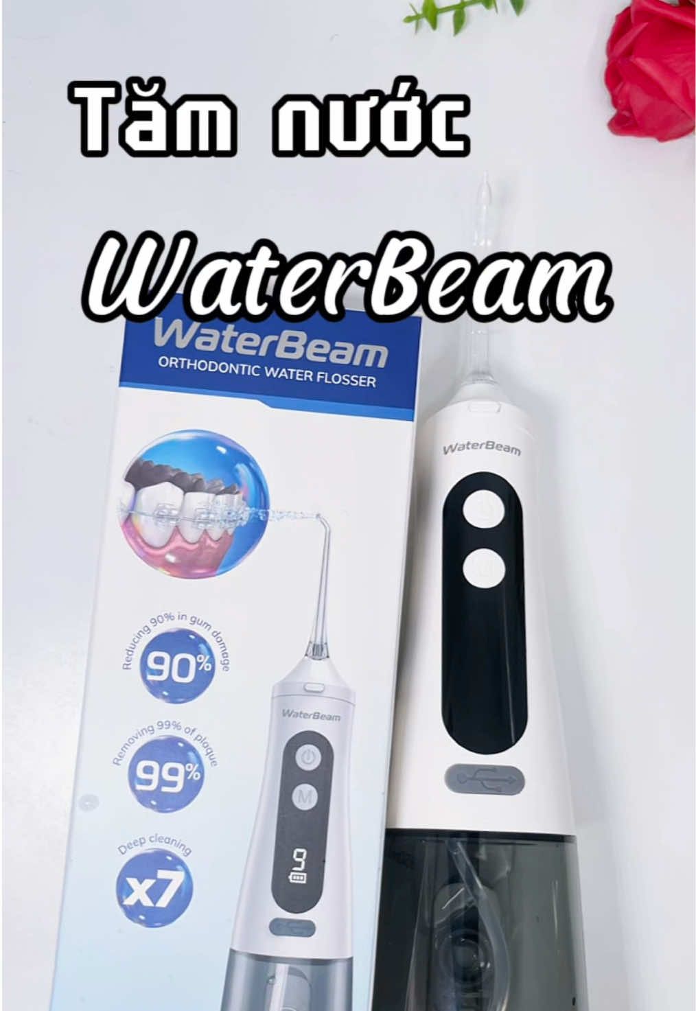 Giải pháp làm sạch sâu răng miệng#mevabe #xuhuong #tamnuoc #waterbeam 