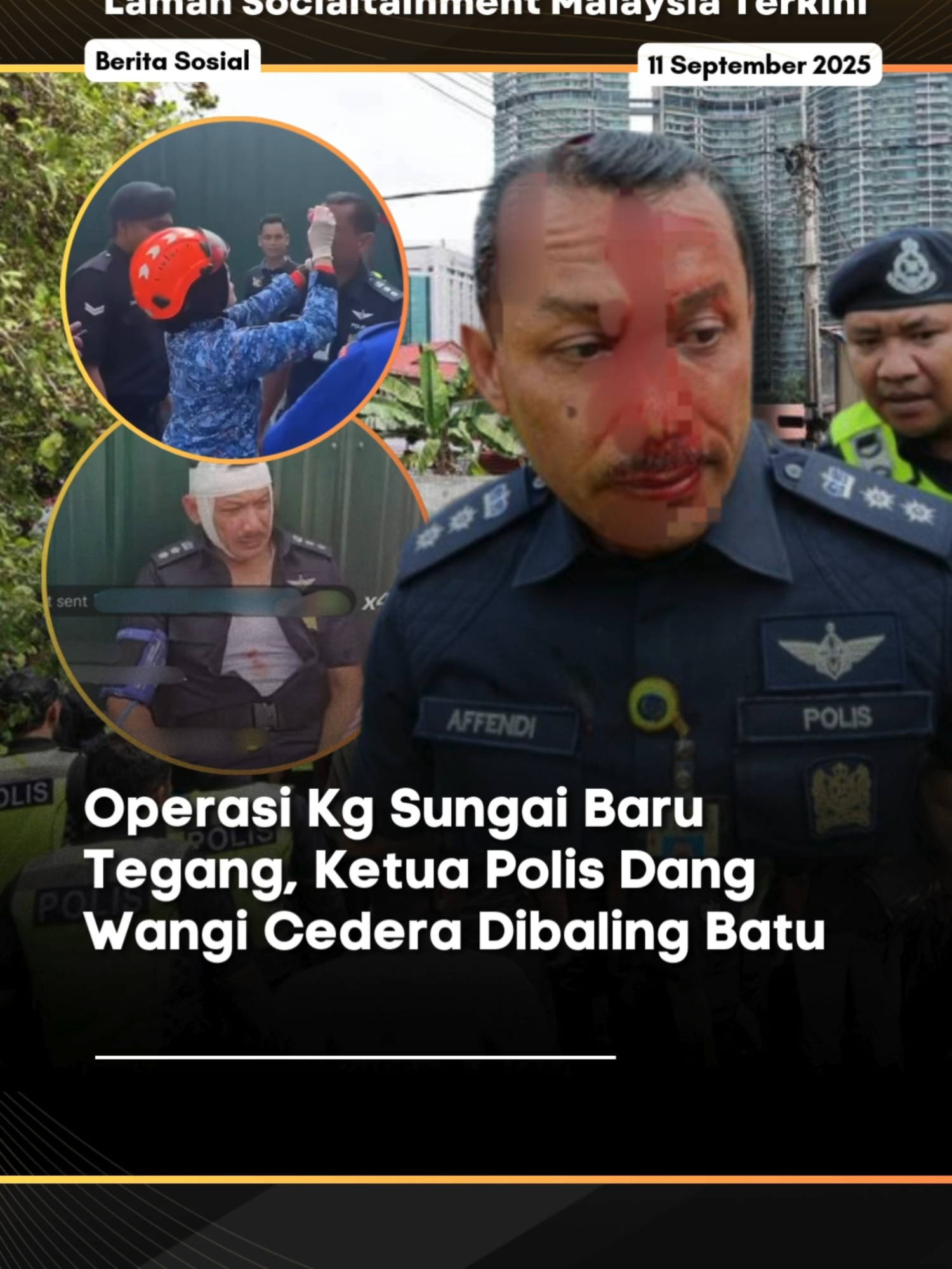 Kecoh! Suasana tegang di kawasan luar Kampung Sungai Baru, Kampung Baru, Kuala Lumpur pagi tadi apabila kira-kira 15 orang penduduk berdepan dengan tindakan pengusiran berkeras daripada berpindah dari kediaman mereka. Menurut sumber, seawal pagi tadi pihak polis telah memasang khemah dan mengetatkan sekatan di laluan masuk. Namun begitu, ada beberapa penduduk masih berkeras tidak mahu berganjak bahkan ada yang cuba membuat provokasi sebelum ianya berjaya dikawal. Berdasarkan tinjauan Kosmo! dalam jam 7 pagi tadi, sumber mendapati bahawa kumpulan besar penduduk yang dijangka berhimpun bagi membantah operasi tersebut tidak kelihatan. Untuk berita penuh boleh baca di kotak hijau di atas [ SIla layari www.lobakmerah.com untuk baca berita penuh sekiranya kotak hijau hilang ] Jangan lupa untuk Like, Comment. Share dan Follow Lobak Merah! 🧡Terima Kasih! #fyp #news #trends #berita #lobakmerah