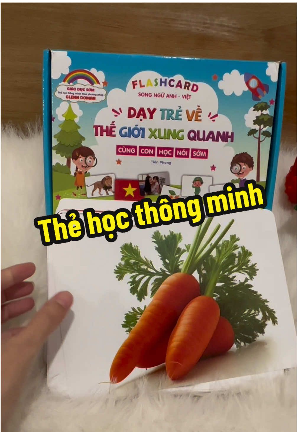Thẻ học thông minh dạy trẻ về thế giới xung quanh #flashcard #tienphongbooks #thehocthongminh #sachsongngu #sachchobe 