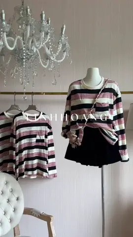 Áo thun xinh mặc thu đi mấy nàng ✨ DBD1713 #linhhoang #linhhoangdaily #daybyday #xuhuong #outfits 