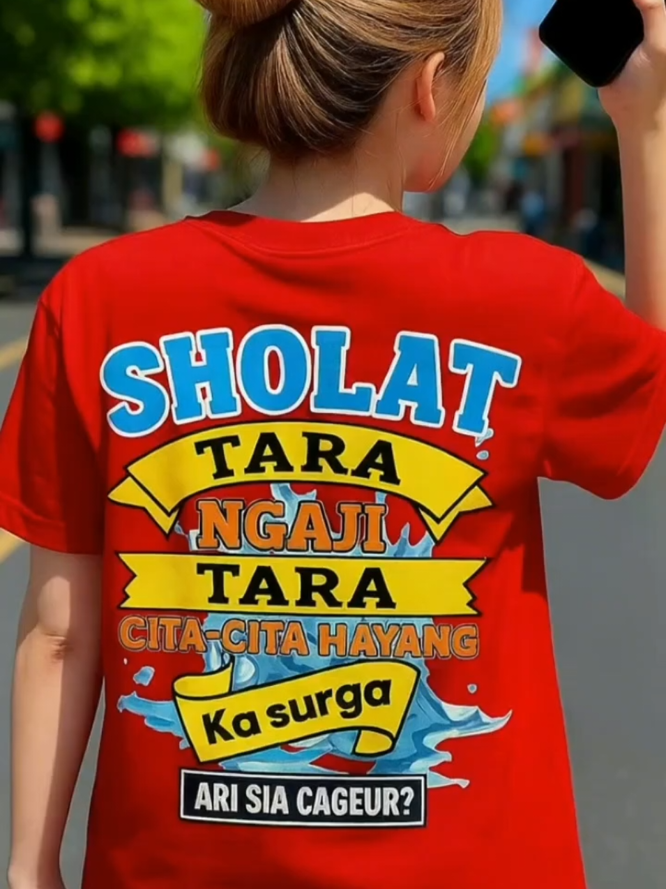 ari sia cageur sholat tara ngaji tara ari cita cita hayang asup surga ✌ #kaos #kaosmurah #kaosdistro #kaoskatakata #kaossindiran 