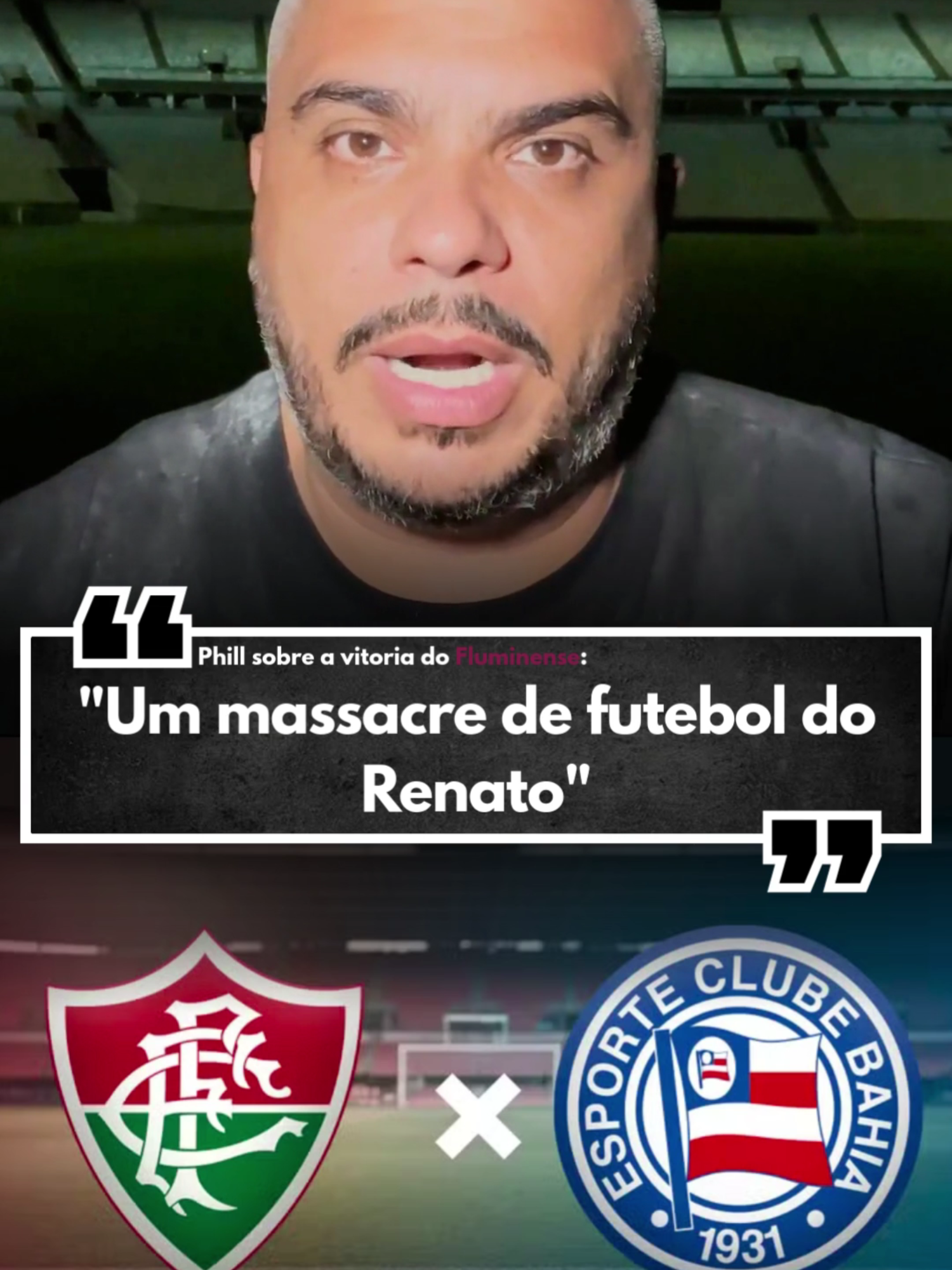 PHILL ANALISA A CLASSIFICAÇÃO DO FLUMINENSE CONTRA O BAHIA #fluminense #bahia #futebol