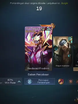 akhirnya kesampean pke Sambo neobeast🗿 • • • • #mobilelegends#mlbb#fredrinn#trial#skinmlbb 