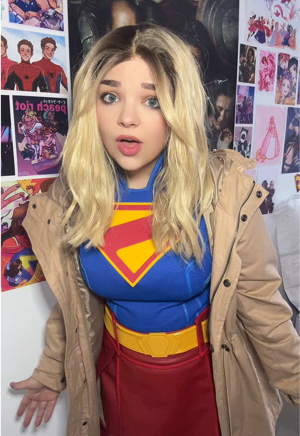 Supergirl cosplay ❤️💛💙#supergirl #supergirlcosplay #superman #supermanlegacy @James Gunn @Superman @DC 