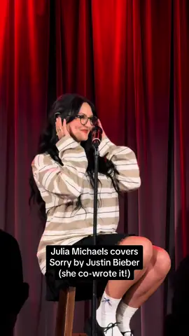 Julia Michaels covers Sorry by Justin Bieber, which she co-wrote #justinbieber #juliamichaels #sorryjustinbieber #juliamichaelscover @Julia Michaels 