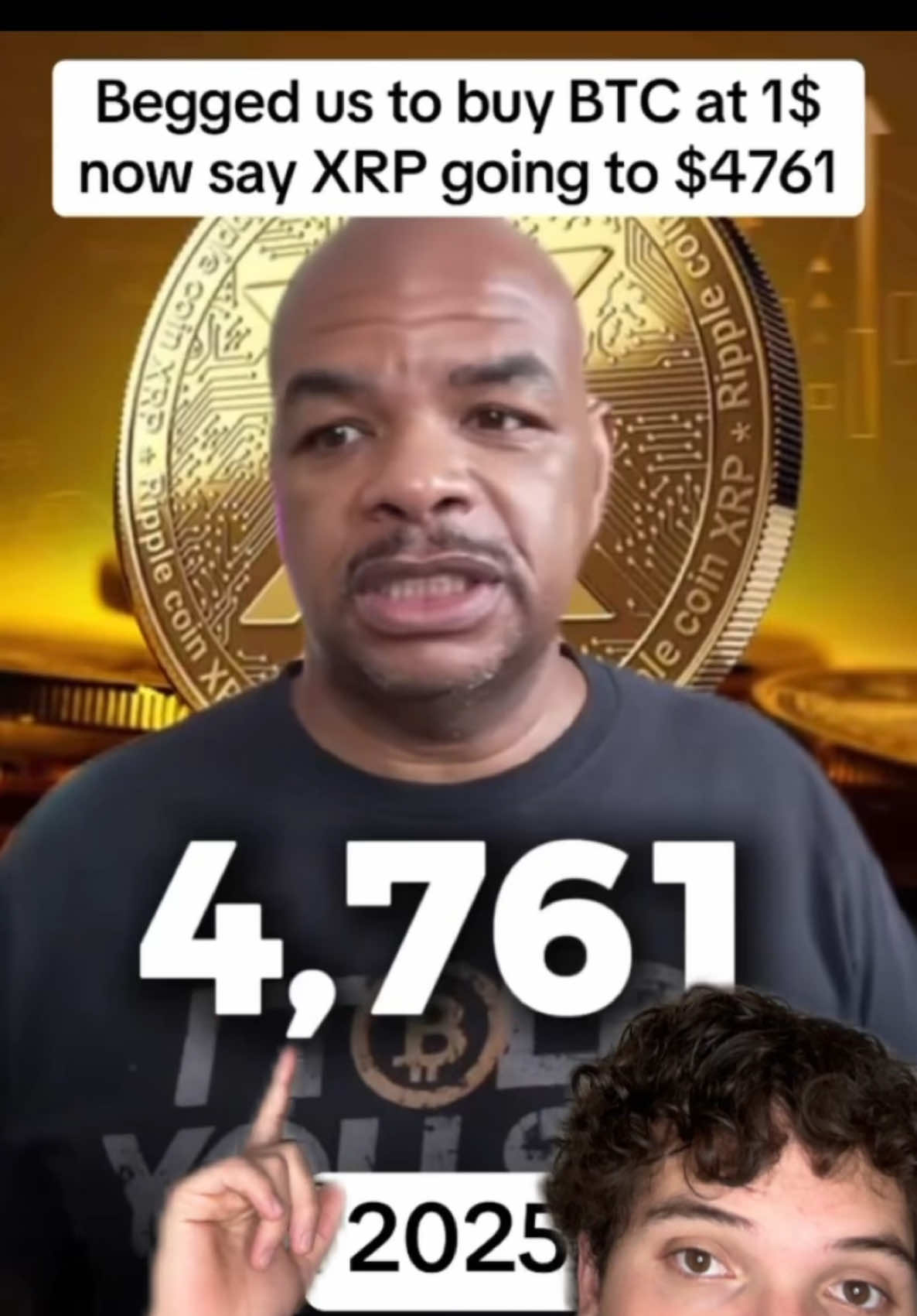Davinci Jeremie, the guy who in 2013 begged us to invest just 1 dollar in Bitcoin, is now warning us that XRP is going to $4,761 😨. Pay attention 🚨 #BTC #Bitcoin #crypto #xrp #cryptocurrency 