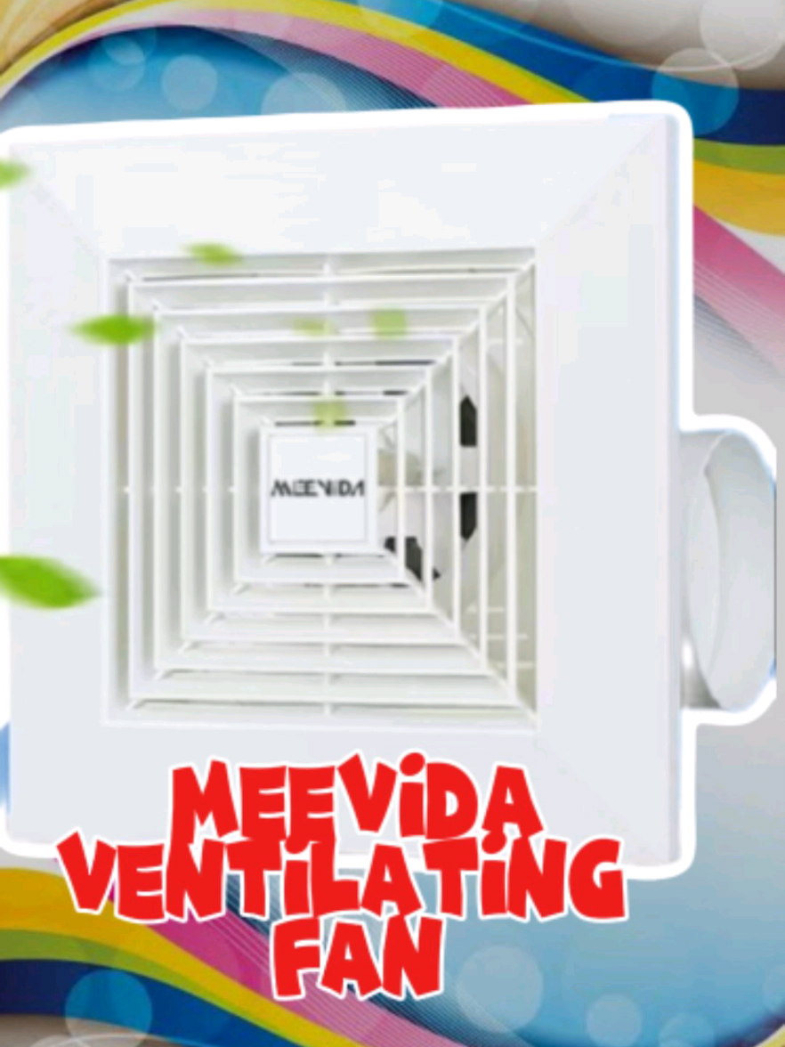 Amoy kulob at mainit ba sa inyong Banyo?? ito na Ang maging solusyon Ang @meevida.ph Ventilating Fan. ✅ventilation for ceiling ✅ventilator exhaust fan ✅ventilation duct ✅exhaust fan for kitchen  ✅exhaust fan for bathroom #bathroomessentials #exhaustfan #ventilation #exhaust #bathroom 