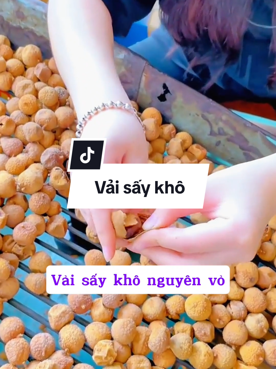 Vải sấy khô nguyên vỏ #doanvat #doanvatngon #vaisaykho #xuhuong 