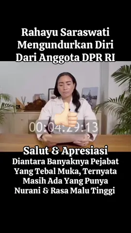 #anggotadpr #mengundurkandiri #saraswatirahayu #salut #fyppppppppppppppppppppppp 