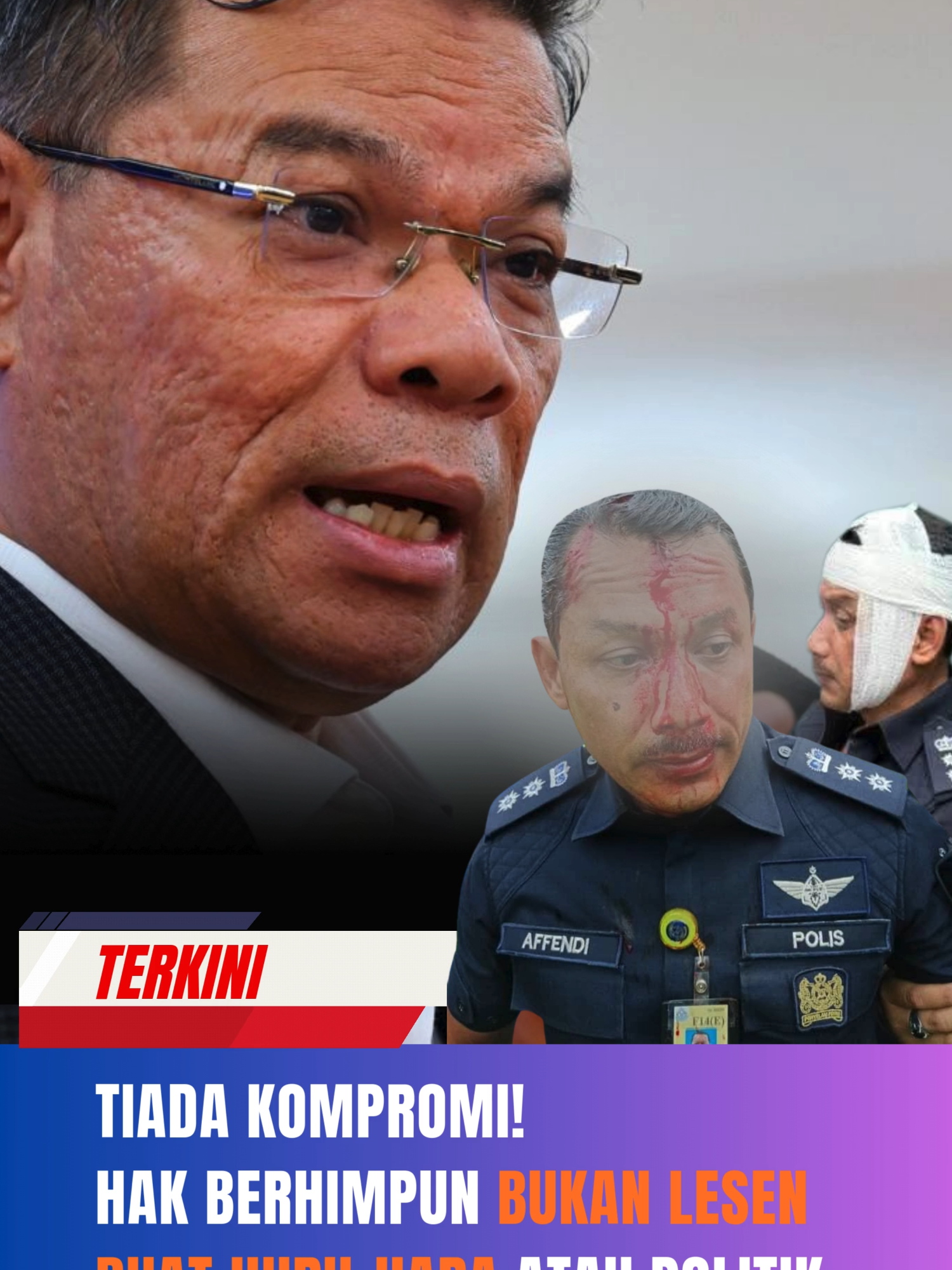 PART 146 | TINDAKAN KEJI & TIDAK BERTAMADUN! Menteri KDN DS Saifuddin Nasution kutuk keras serangan terhadap Ketua Polis Dang Wangi. #PDRM #madanibekerja #terkini #trending #videoviral