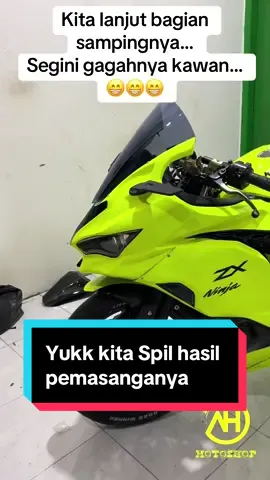 Ini tampilan samping nya terlihat kokoh dan padat…!!!#ninja250fi #ninja250 #ninja250indonesia #ninja250r #ninja250finew 