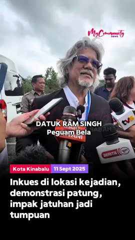 🔎 Inkues Zara Qairina | Hari ke-6 Prosiding inkues kematian Allahyarham Zara Qairina Mahathir hari ini memberi tumpuan locus in quo kepada simulasi jatuhan menggunakan patung baharu yang ditambah berat agar sama dengan berat arwah. Simulasi dijalankan di asrama sekolahnya di Kinarut, melibatkan ujian memanjat palang besi koridor serta bergayut pada jeriji besi.  Langkah ini dilakukan bagi memberi gambaran jelas kepada mahkamah tentang kemungkinan yang berlaku pada 16 Julai lalu, hari kejadian tersebut. Peguam Bela, Datuk Ram Singh berkata, penggunaan air sebagai pemberat kali ini lebih tepat berbanding batu bata yang digunakan dalam simulasi terdahulu pada 3 Ogos. #mcnsabah #inkues #justiceforZara #SMKA #papar