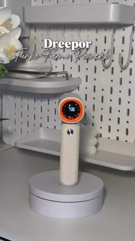 Dreepor Turbo Fan @Dreepor 🫶🏻 #Dreepor #DreeporFan #DreeporMiniFan #DreeporTurboFan #powerbank 