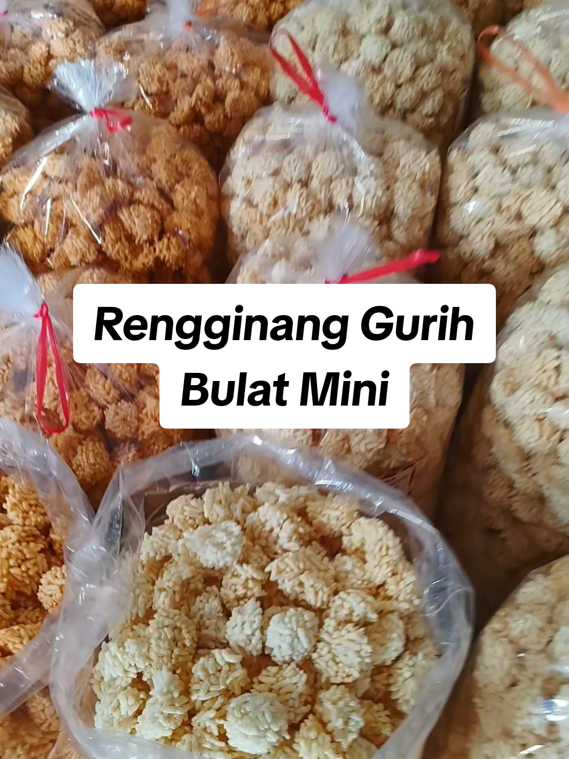 Rengginang Gurih Bulat Mini #rengginang #rengginangmini 