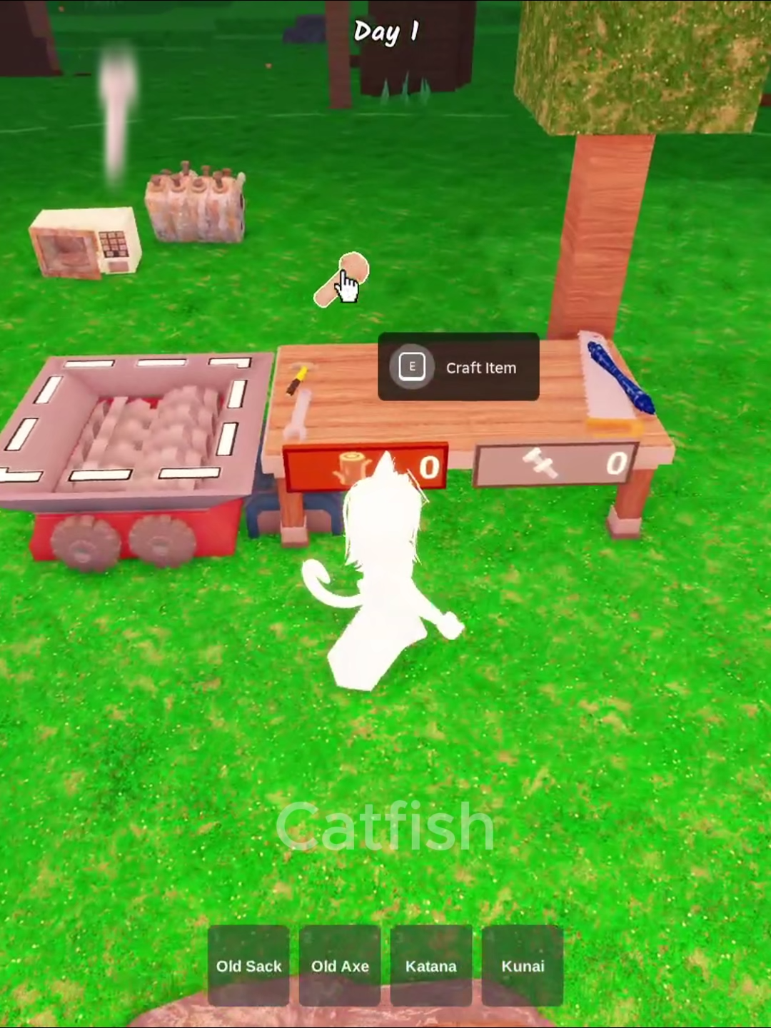 All scrap items vs crafting bench 😂 #99nightintheforest #roblox #usa