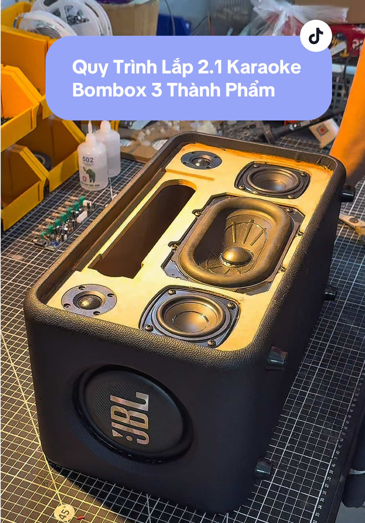 Vẫn Tiếp Tục Hoàn Thành Combo 2.1 JBL Bombox 3 Karaoke Kèm 2 Mic Gửi Anh Khách Đến Từ Bình Dương !!! #DIY #diyproject #diyspeaker #xuhuongtiktok #diyloabluetooh 