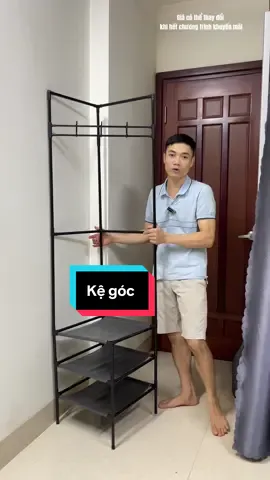 Kệ góc chữ L tiện lợi #dinhthanhtrainghiem #kegoc #kegoctuong #kededodanang #giatreodo 