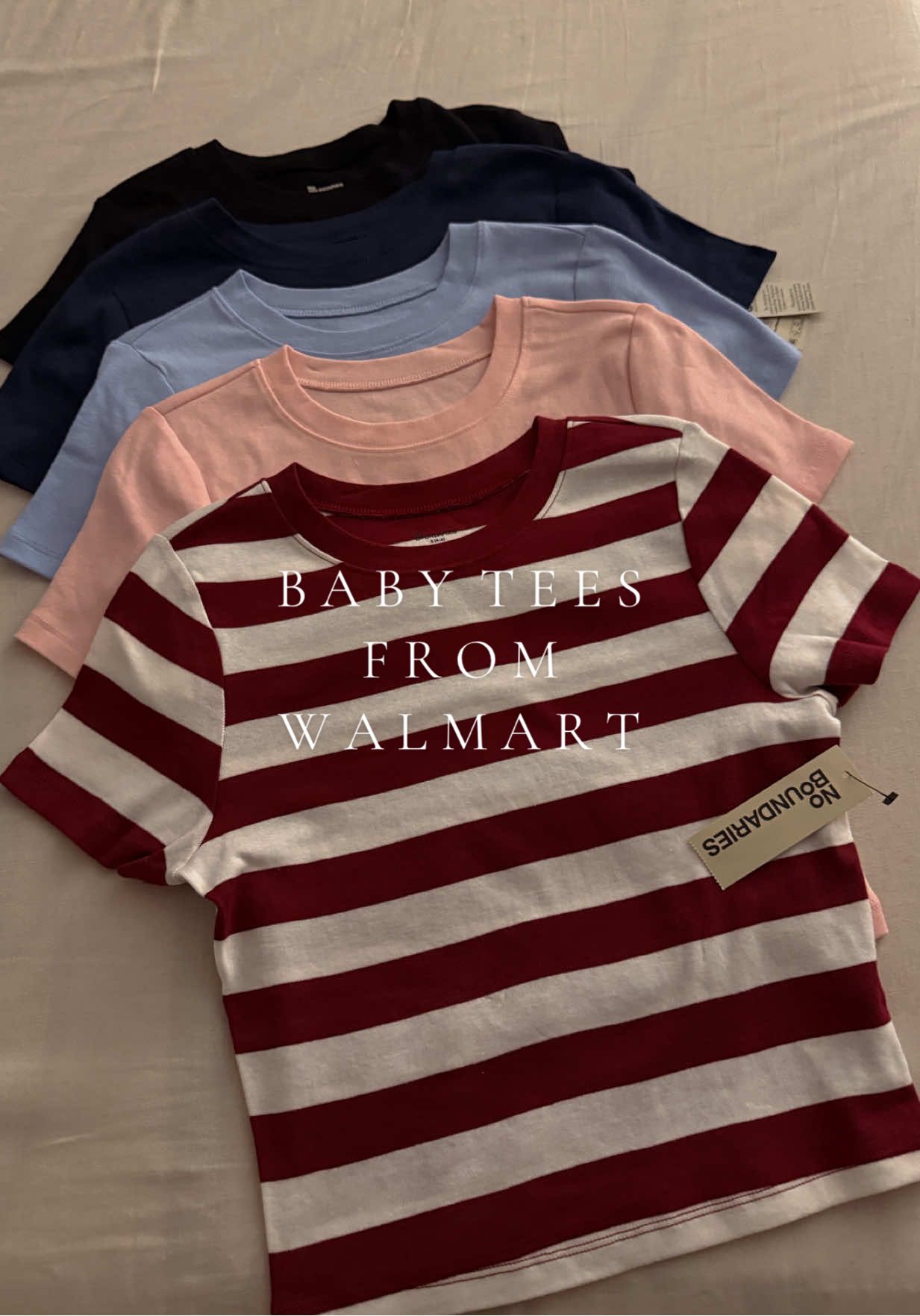 found the cutest cotton baby tees from walmart for under $7 for the girlies 🤍✨ linked in my LTK!  #walmart #walmartfinds #forthegirls #basics #fallfashion 