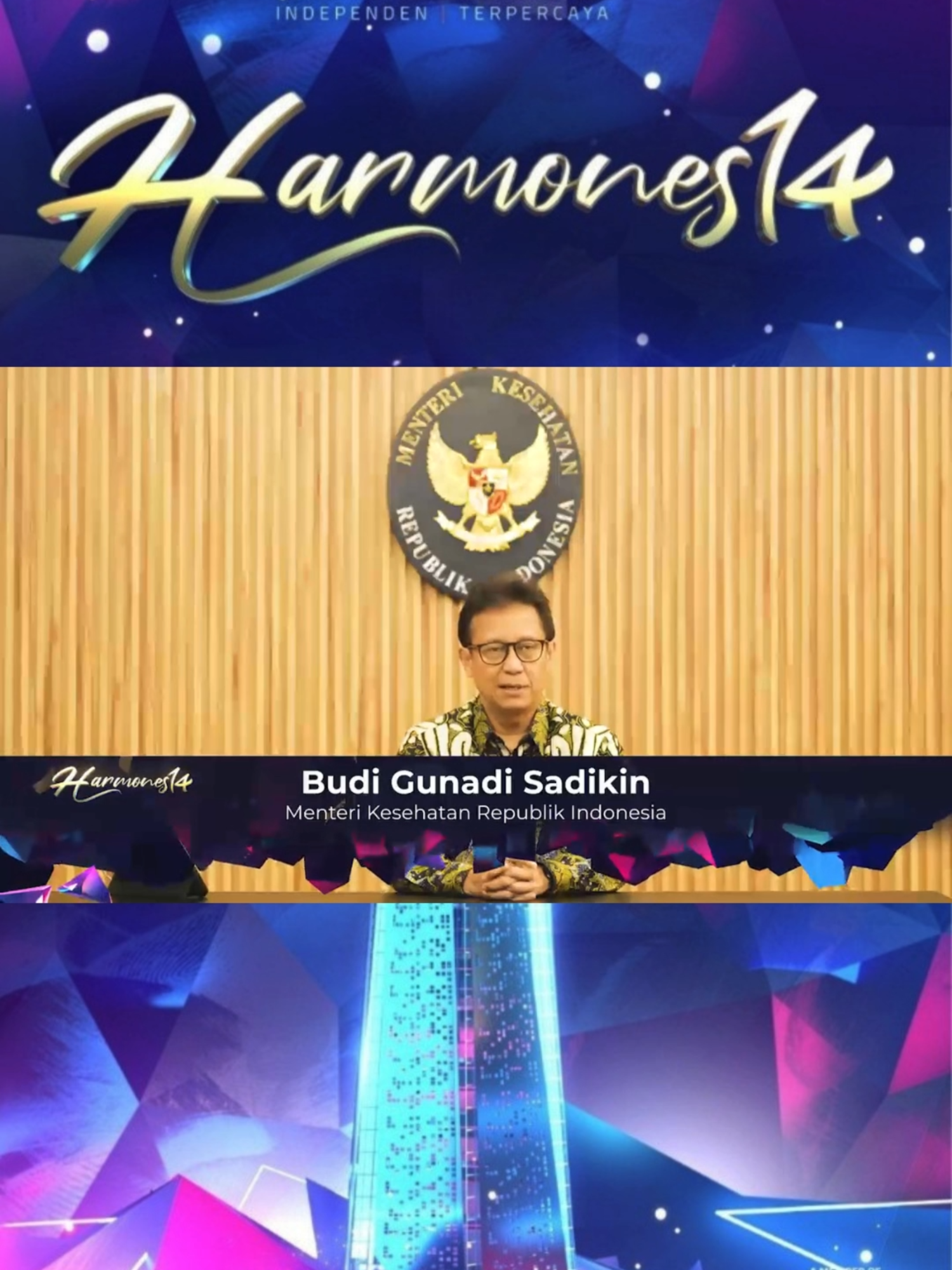 Menteri Kesehatan Budi Gunadi Sadikin, sudah dapat undangan #HUT14KompasTV ✨ Mari nikmati harmoni indah di malam puncak #Harmones14 pada Kamis, 11 September 2025 pkl 19.30 WIB, LIVE di @KompasTV! #BersatuDalamHarmoni  📺: kompas.tv/live