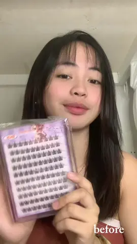 quick tutorial🫶🏻 #clusterlashes #adhesivelashes #fyp 